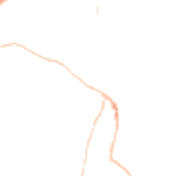 Night-time road noise heatmap for TR18 5HR