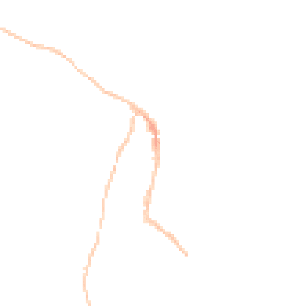 Night-time road noise heatmap for TR18 5HW