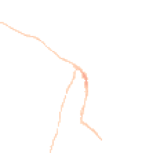 Night-time road noise heatmap for TR18 5JA