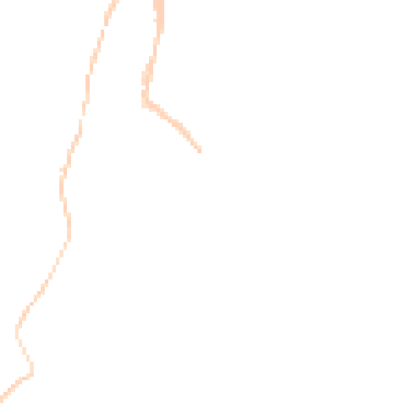 Night-time road noise heatmap for TR18 5NY