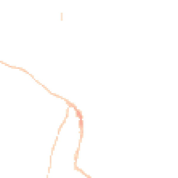 Night-time road noise heatmap for TR18 5PW