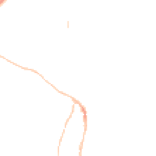 Night-time road noise heatmap for TR18 5QA