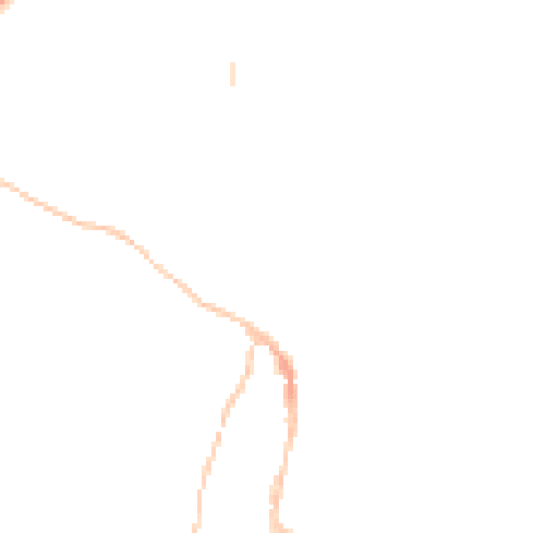 Night-time road noise heatmap for TR18 5QB