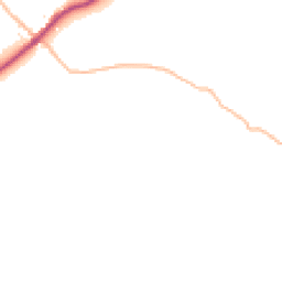 Daytime road noise heatmap for TR19 6AL