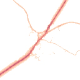 Daytime road noise heatmap for TR19 6BA