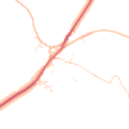Daytime road noise heatmap for TR19 6BB