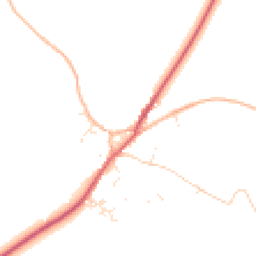 Daytime road noise heatmap for TR19 6DX