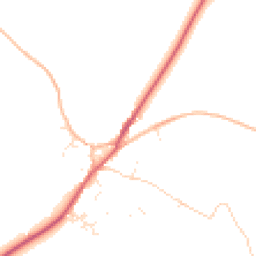 Daytime road noise heatmap for TR19 6DZ