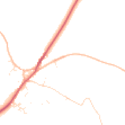 Daytime road noise heatmap for TR19 6FF