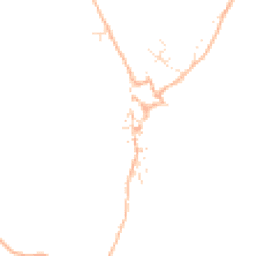 Daytime road noise heatmap for TR19 6RN