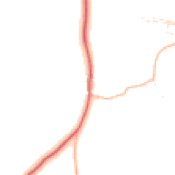 Daytime road noise heatmap for TR19 6UN
