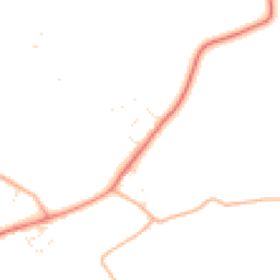 Daytime road noise heatmap for TR19 7AR