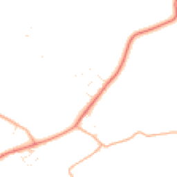 Daytime road noise heatmap for TR19 7AS