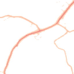 Daytime road noise heatmap for TR19 7AU
