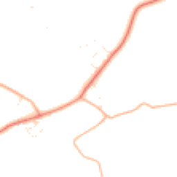 Daytime road noise heatmap for TR19 7DH