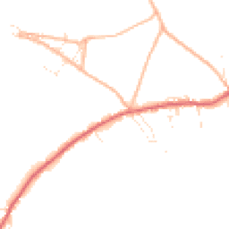 Daytime road noise heatmap for TR19 7DN
