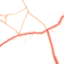 Daytime road noise heatmap for TR19 7DS