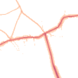 Daytime road noise heatmap for TR19 7DT