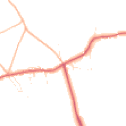 Daytime road noise heatmap for TR19 7DY