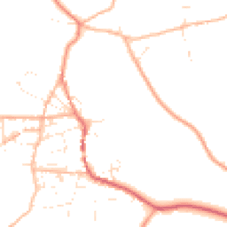 Daytime road noise heatmap for TR19 7EA