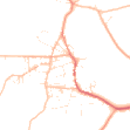 Daytime road noise heatmap for TR19 7ES