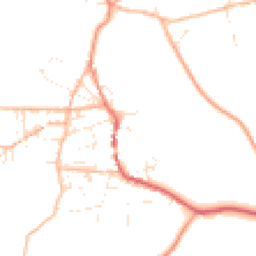 Daytime road noise heatmap for TR19 7HB