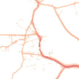 Daytime road noise heatmap for TR19 7HE
