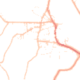 Daytime road noise heatmap for TR19 7HL