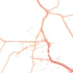 Daytime road noise heatmap for TR19 7HS