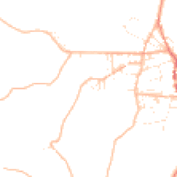 Daytime road noise heatmap for TR19 7JD