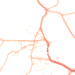 Daytime road noise heatmap for TR19 7JT