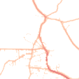 Daytime road noise heatmap for TR19 7LA
