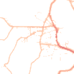 Daytime road noise heatmap for TR19 7LX