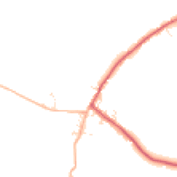 Daytime road noise heatmap for TR19 7SR