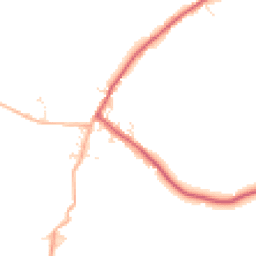 Daytime road noise heatmap for TR19 7TB