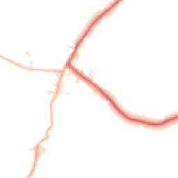 Daytime road noise heatmap for TR19 7TD