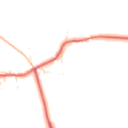Daytime road noise heatmap for TR19 7TN