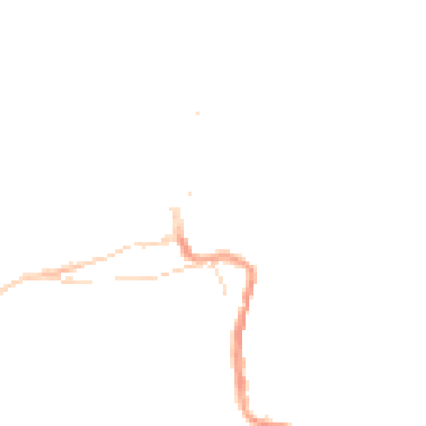 Night-time road noise heatmap for TR26 1AH