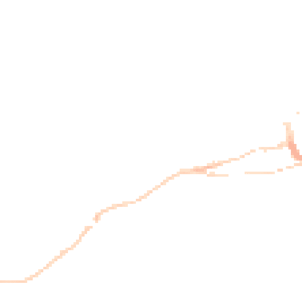Night-time road noise heatmap for TR26 1AR