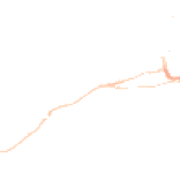 Night-time road noise heatmap for TR26 1AY