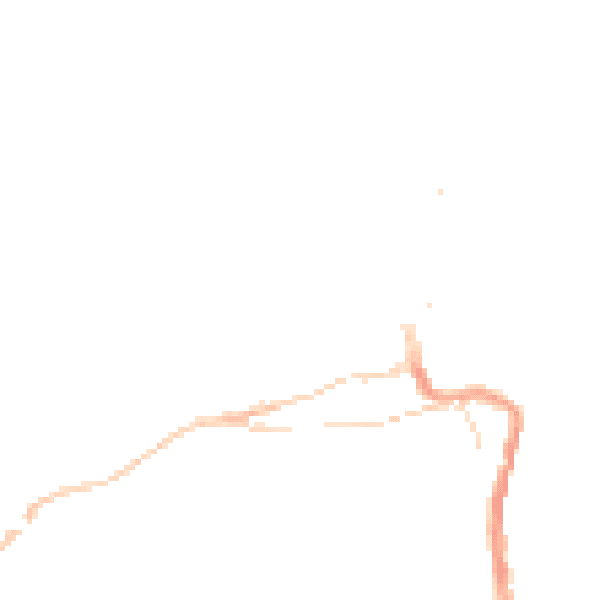 Night-time road noise heatmap for TR26 1DS