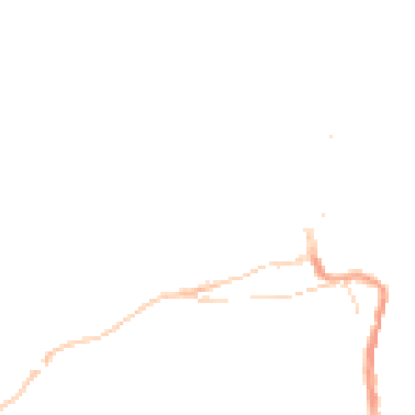 Night-time road noise heatmap for TR26 1DT