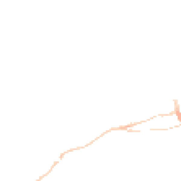 Night-time road noise heatmap for TR26 1ED