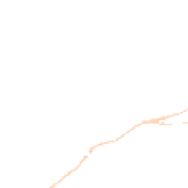 Night-time road noise heatmap for TR26 1EL
