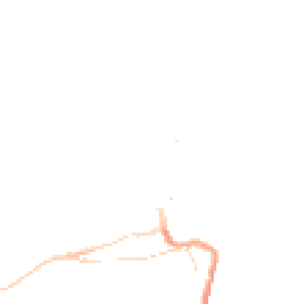 Night-time road noise heatmap for TR26 1JE