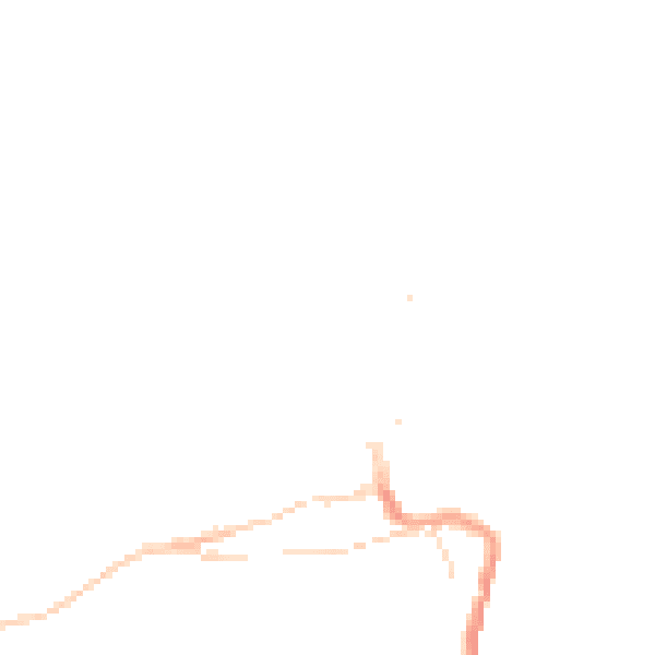 Night-time road noise heatmap for TR26 1JF