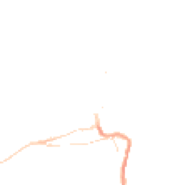 Night-time road noise heatmap for TR26 1JL