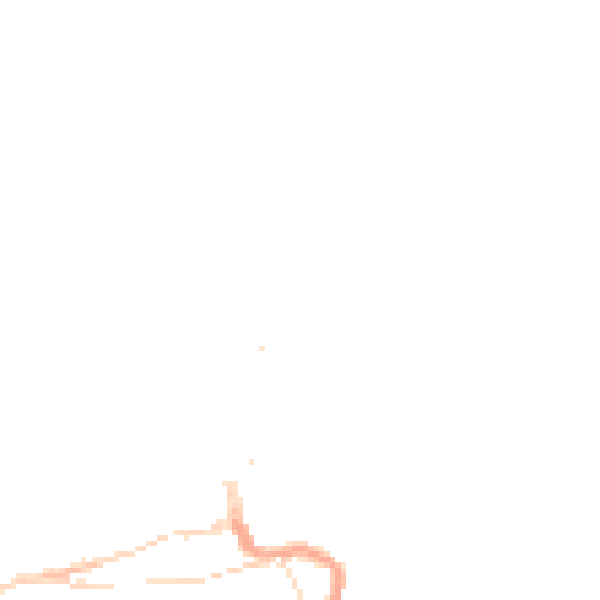 Night-time road noise heatmap for TR26 1LR