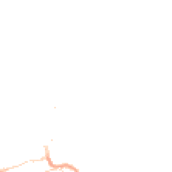 Night-time road noise heatmap for TR26 1PB