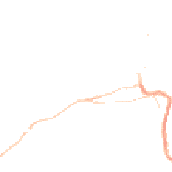 Night-time road noise heatmap for TR26 1RA